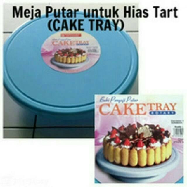 Meja putar penghias kue cake tray maspion