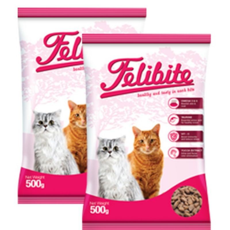 PAKAN KUCING FELIBITE - KIBBLE DONAT 500gram