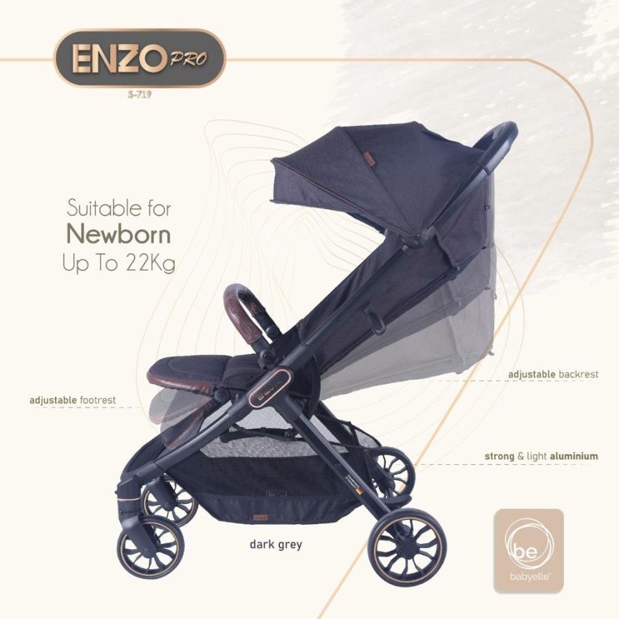 Babyelle Stroller Enzo Pro S179 - Kereta Dorong Bayi