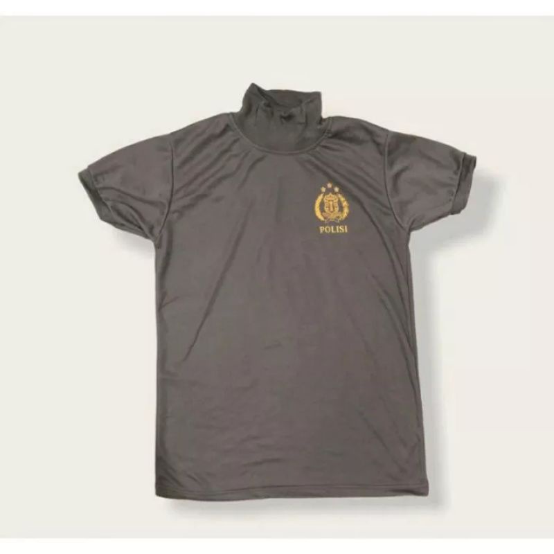 KAOS KERAH TINGGI POLISI - KAOS KERAH PRIA - KAOS TURTLENECK