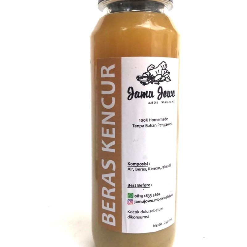 Jual Jamu Beras Kencur Botolan 250 Ml Gojek And Grab Only Shopee Indonesia 1040