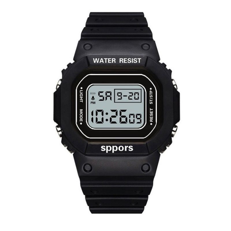 JAM TANGAN RUBBER DIGITAL PRIA WANITA UNISEX DW 5600 TERLARIS KARET SPORT LED