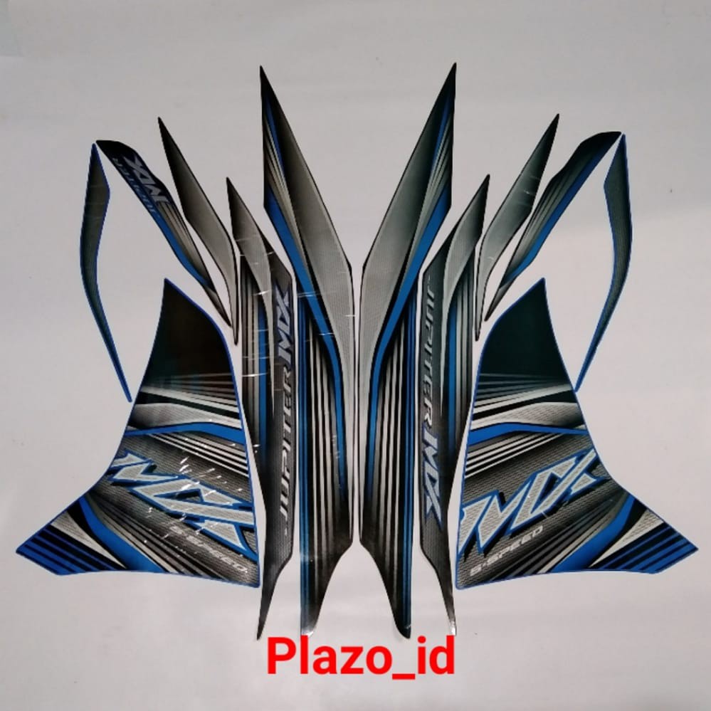 striping motor jupiter mx 135 2012 hitam-biru
