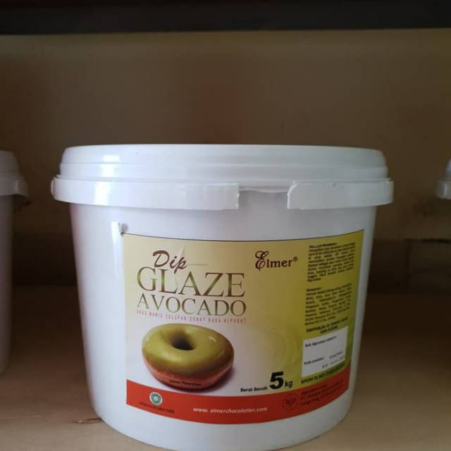 

Repack 250g Glaze Elmer Avocado Alpukat / Selai Avocado / Filing Avocado / Glaze Alpukat