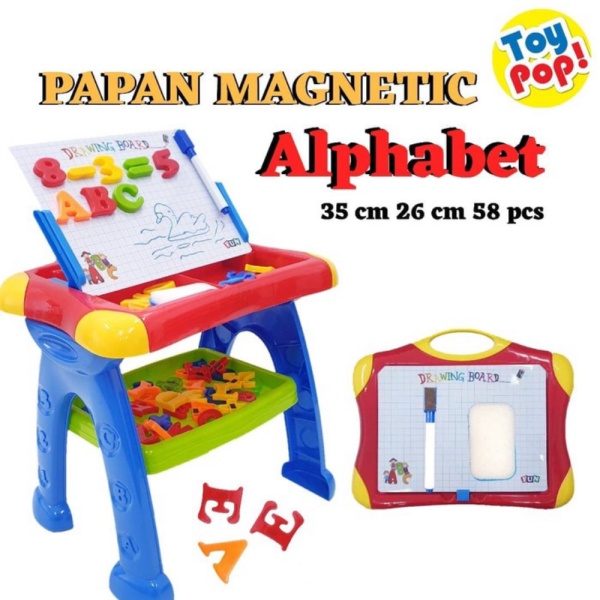 

Mainan Edukasi Magnetic Learning Table Lengkap Alphabet Angka Gambar Diskon