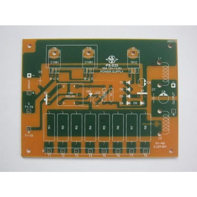 Pcb 5A - 35A 12 - 13,8V Power Supply Saturn Ps-035 Sale