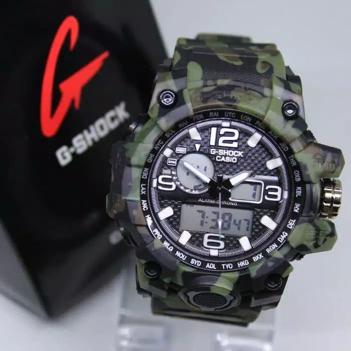 g shock army colour watch