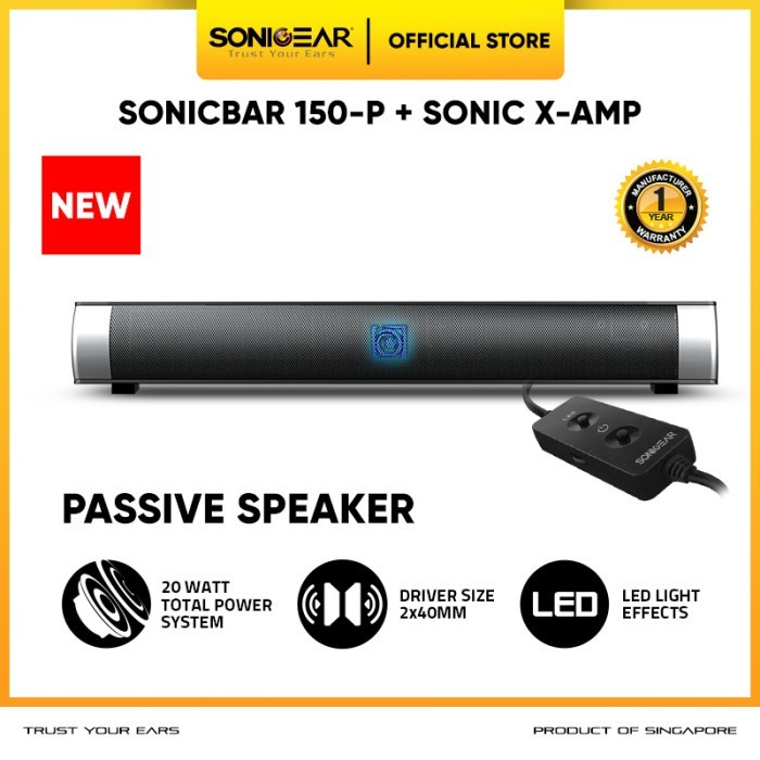 Speaker SONICGEAR AudioBox Sonicbar 150P + Sonic X AMP Controller