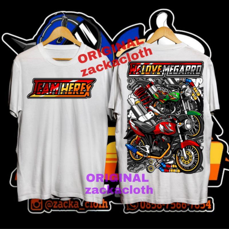IdkY / /Kaos MEGAPRO / Honda megapro / kaos herex / megapro/ kaos motor honda megapro 