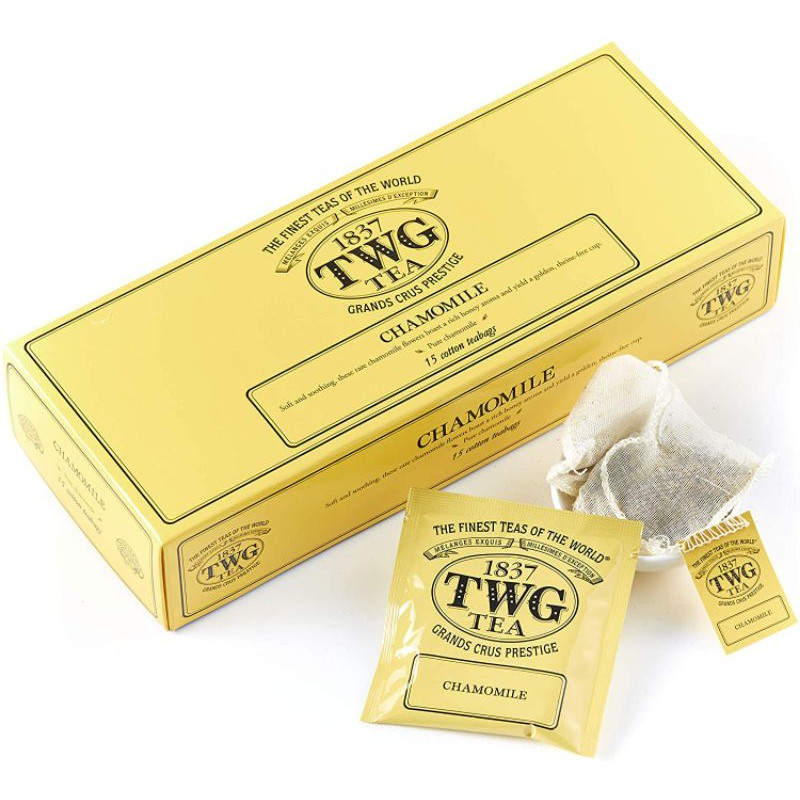 

TWG TEA Chamomile Camomile 15 Cotton Teabags