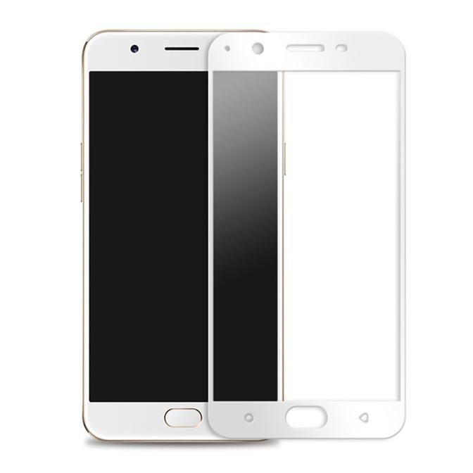Tempered Glass Warna Oppo F3 Plus Full Screen Anti Gores Kaca Layar Hp Bahan Berkualitas..""