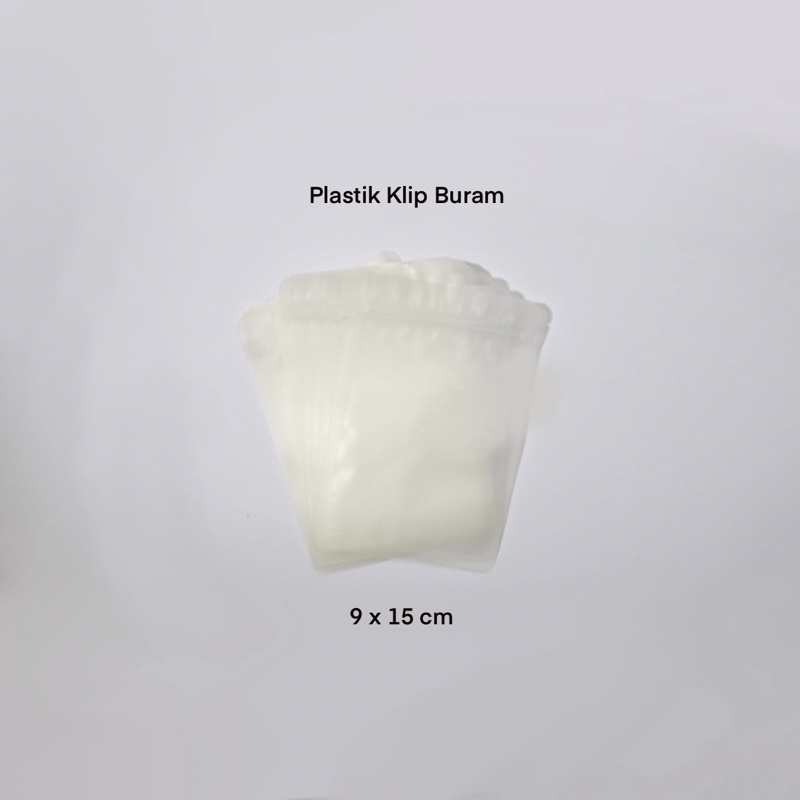 

Plastik Klip Buram Flat I Sachet Buram Pouch I Plastik Ziplock I Kemasan Makanan Aksesoris