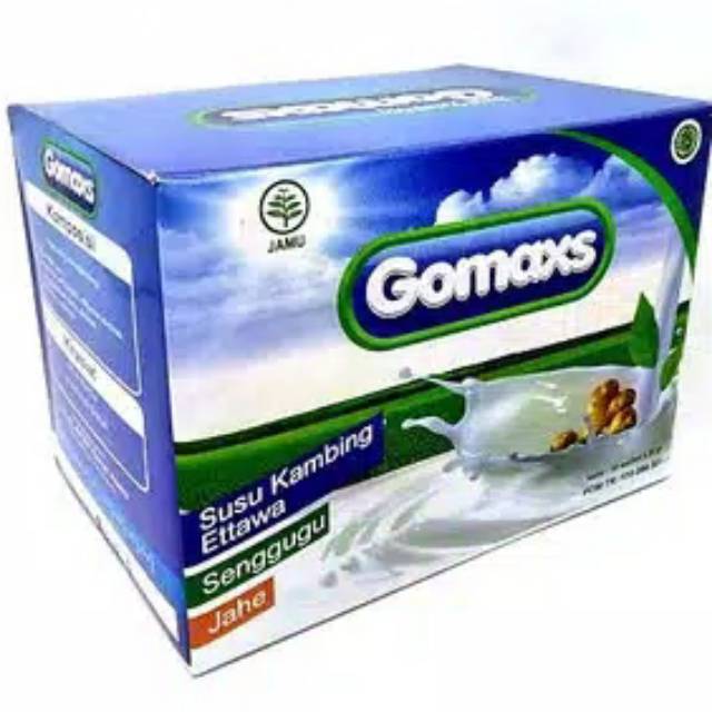 

GOMAXS Susu Kambing Etawa plus Jahe box 10 sachets (Original).