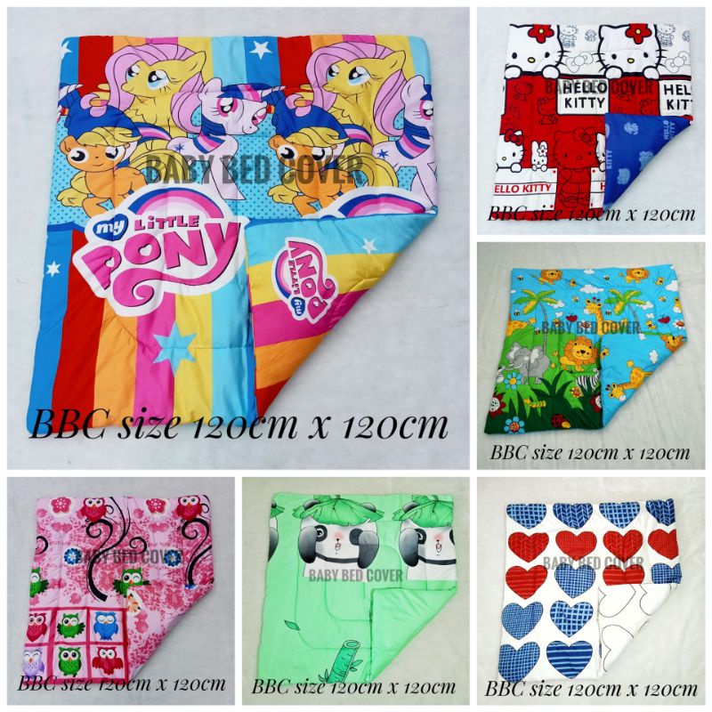 Bedcover bayi UK 120×120×5 (BBC) Baby BadCover Tebal