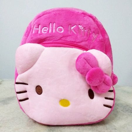 Tas Ransel 2 rest M sekolah anak tk paud boneka Hello kitty kucing cat kado baby kids