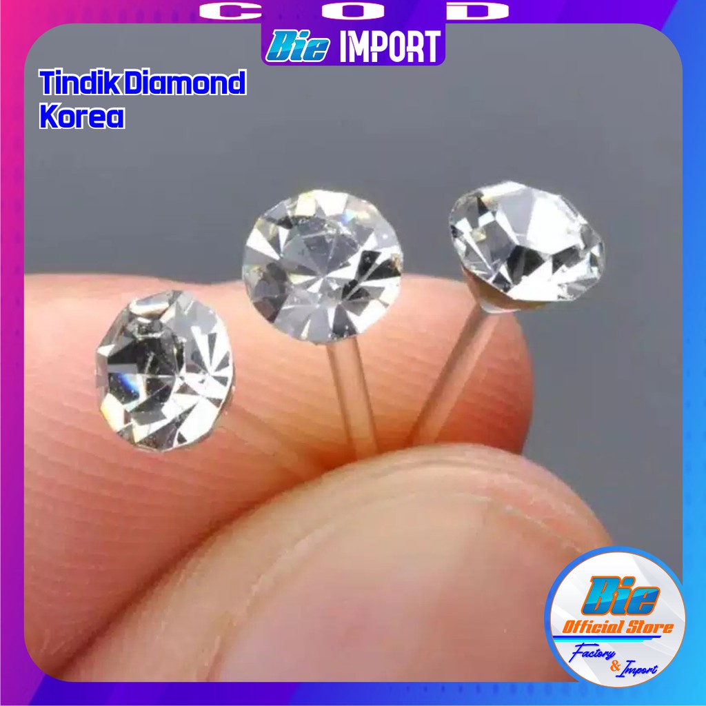 Tindik Diamond Korean Style Impor Best Seller