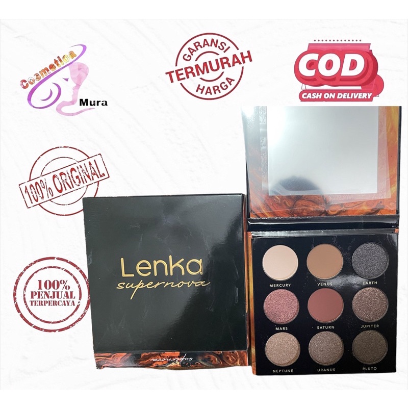 Lenka supernova eyesshadow - palette eyeshadow lenka super nova lengket dan mantap || lenka supernova eyeshadow palette rekomendasi