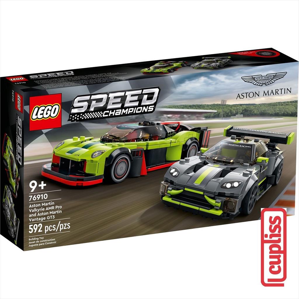 LEGO Speed Champions 76910 Aston Martin Valkyrie and Vantage GT3