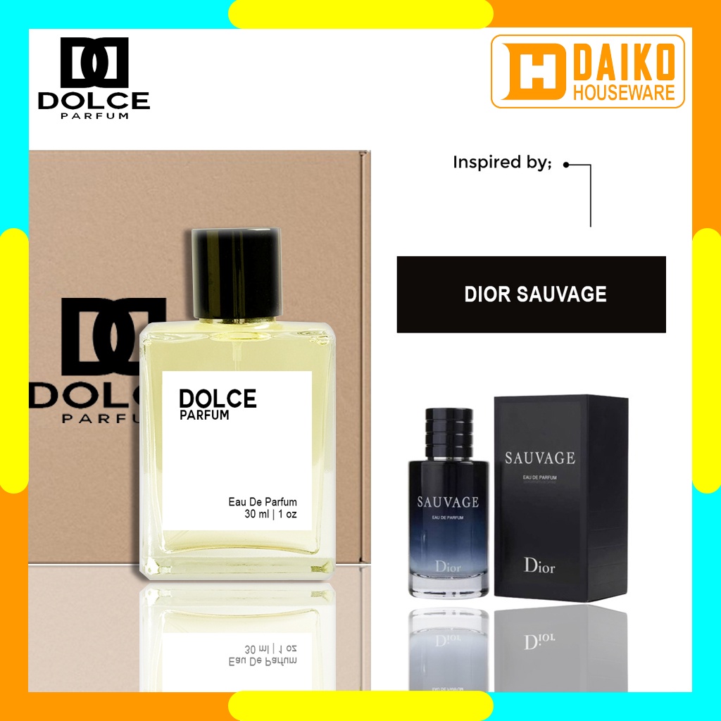 Parfum Sauvage Men - Inspired Perfume Pria Minyak Wangi Cowok Maskulin Segar Tahan Lama