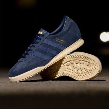 ADIDAS BECKENBAUER NAVY WHITE ORIGINAL OEM SNEAKERS PRIA