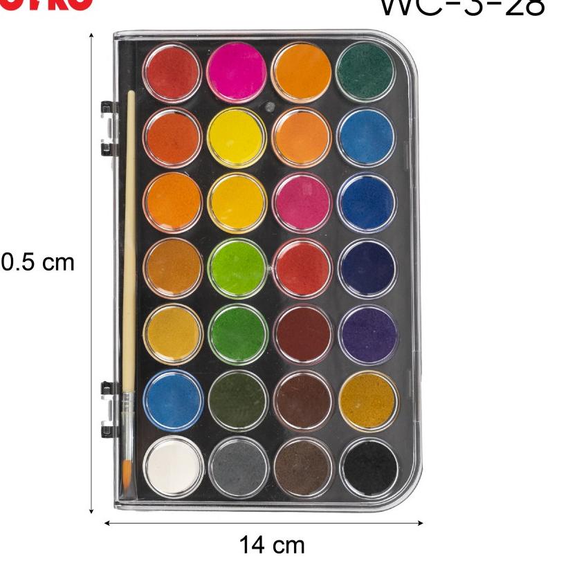 

Produk Trending Watercolor Set Cat Air Joyko WC-3-28 Warna