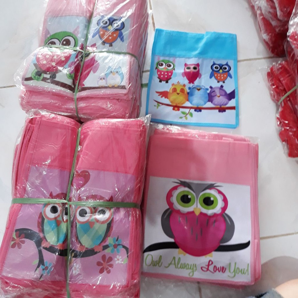 TAS Spunbond TVMK Goodie Bag Ulang Tahun anak unik Goody Ultah harga