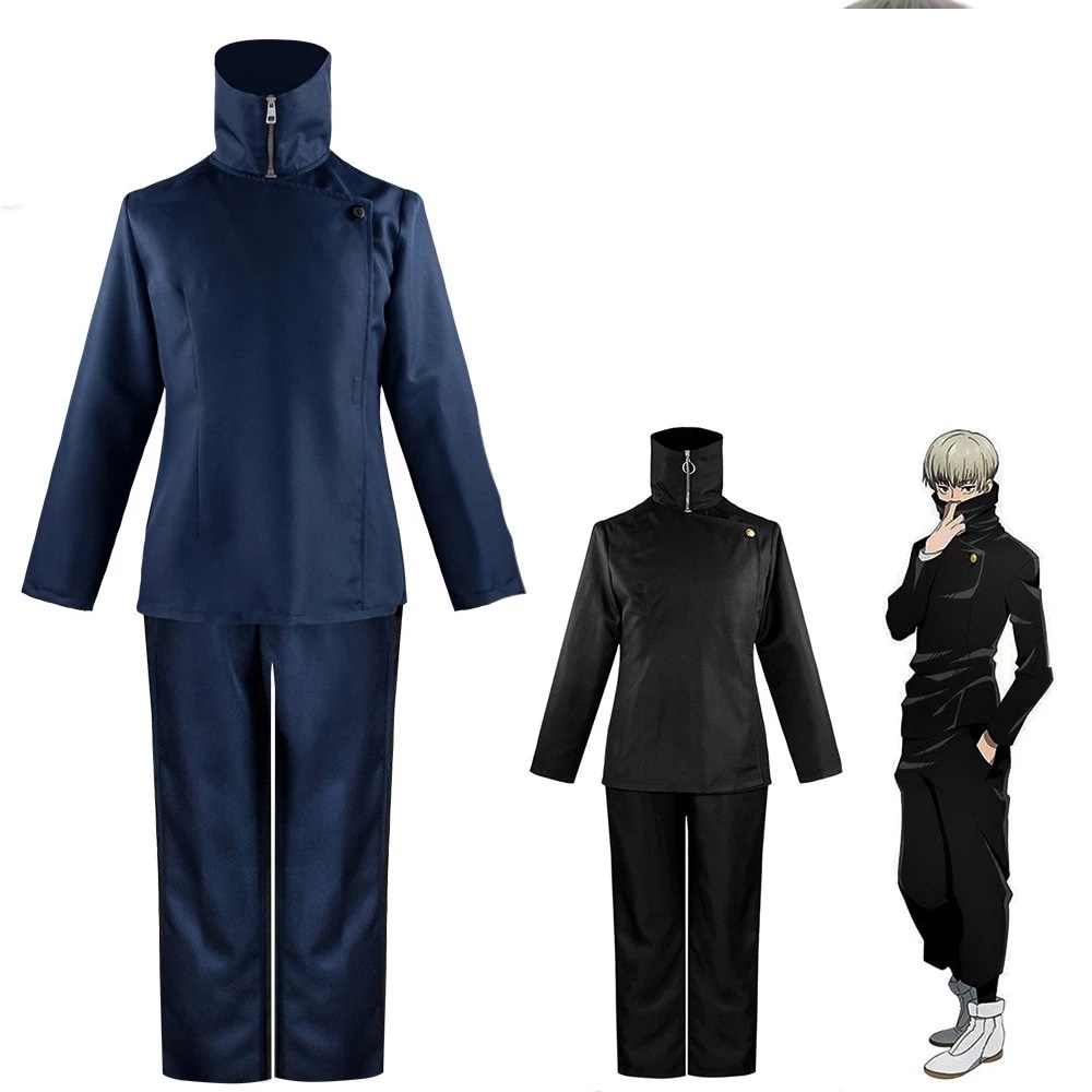 Jaket Jubah Cosplay Anime Jujutsu Kaisen Toge Inumaki