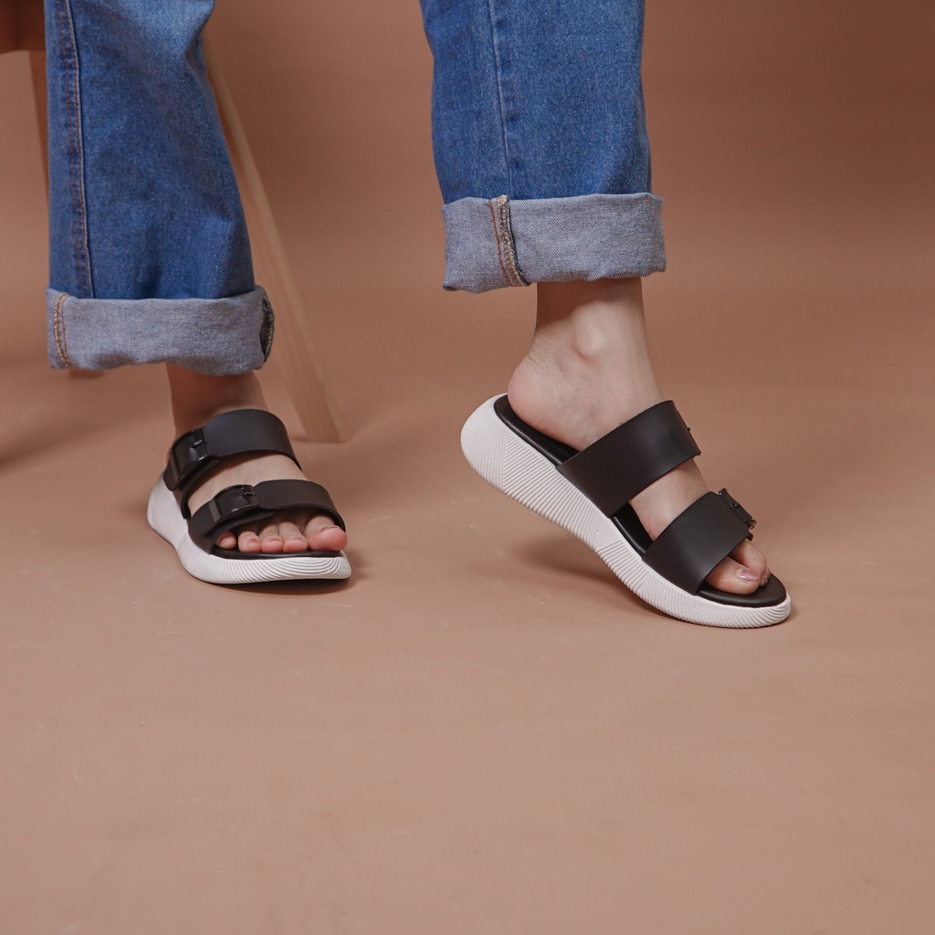 Harga Promo Sarasara JEAN Sandal Birken Wanita Kekinian Terbaru Murah-6