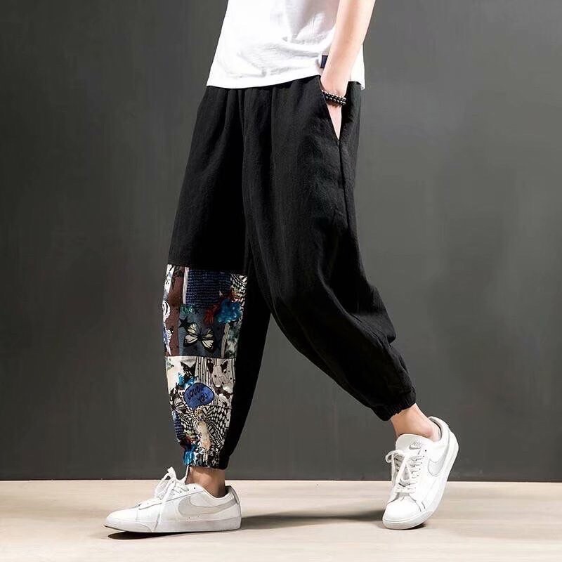 CELANA LINEN HAREM JOGGER IMPORT PRIA JEPANG ORIGINAL YUTAKA