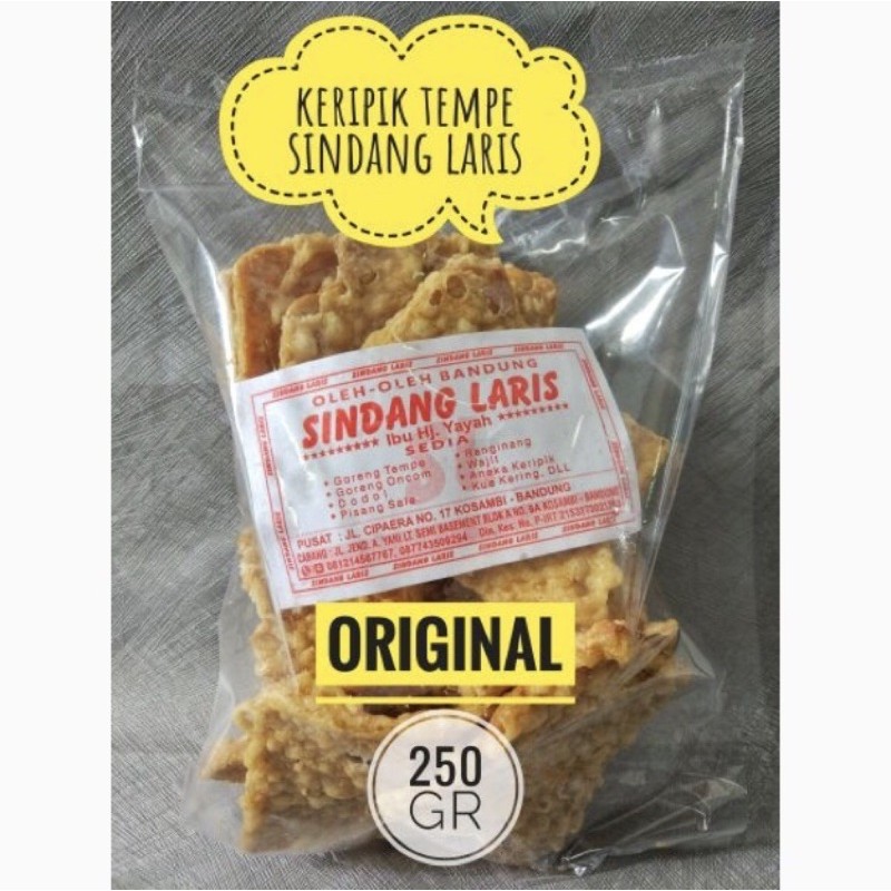 

KERIPIK TEMPE SINDANG LARIS KOSAMBI BANDUNG