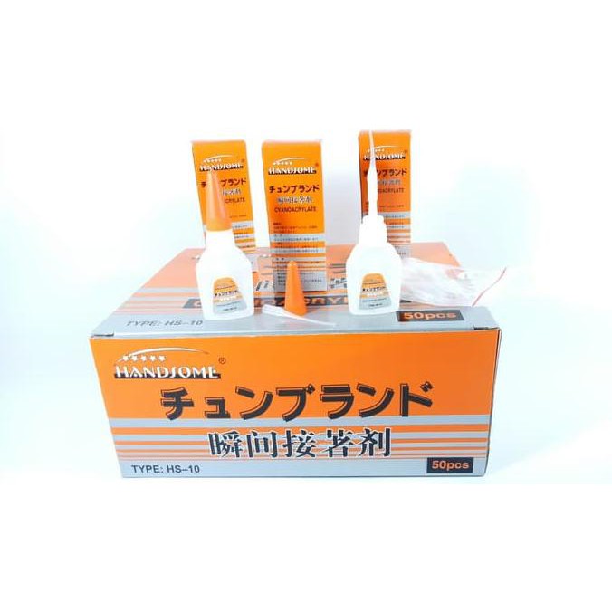 

[[BISA COD]] 50 Pcs - Lem Handsome Korea per Box GRATIS ONGKIR Kode 1161