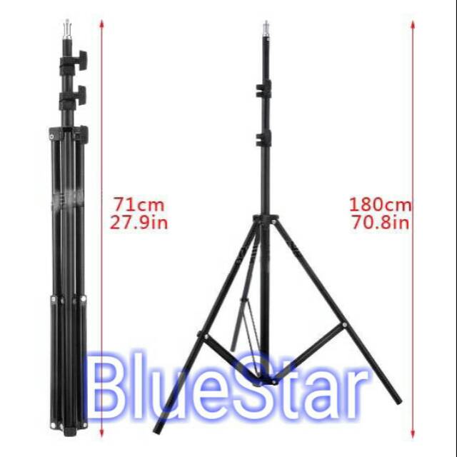 Stand Lampu Studio 180 CM - Tripod Lampu Studio