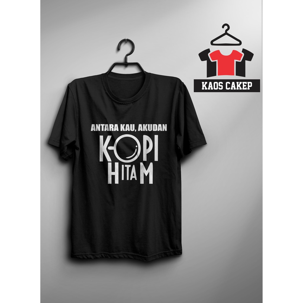  Kaos kopi  hitam simple keren murah Shopee Indonesia