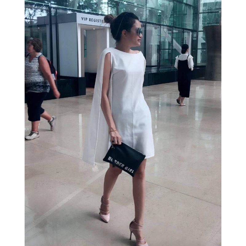 Mini dress Scuba Putih