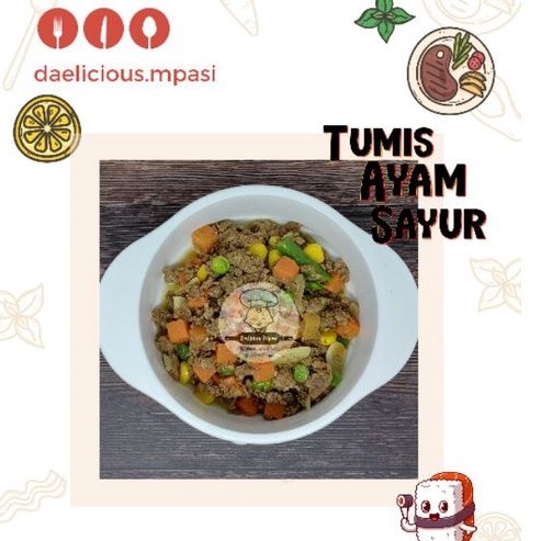 

Tumis Ayam Sayur Frozen Mpasi