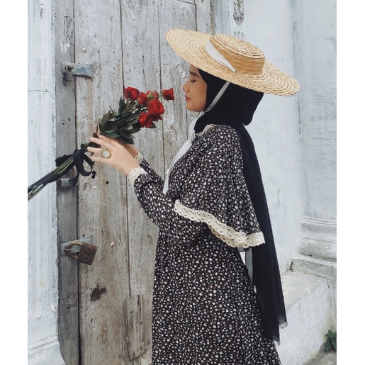 LUNA MAXIDRESS /GAMIS REMAJA/GAMIS LUNA MOTIF BUNGA/GAMIS KATUN RAYON PREMIUM/GAMIS WANITA/ GAMIS RE