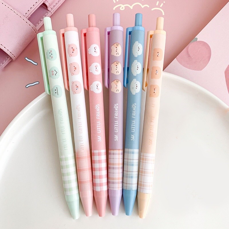 [READY STOCK BISA COD] CUTE PEN GEL RETRACTABLE PULPEN MEKANIK TINTA HITAM LUCU KARAKTER KARTUN HEWAN FANCY ANAK PEREMPUAN KAWAII DEKORASI AESTHETIC GAYA REMAJA SEKOLAH KOREA MURAH VIRAL UNIK IMUT IMPOR BERKUALITAS REFILL SIMPLE ANIME CETEK WARNA PINK