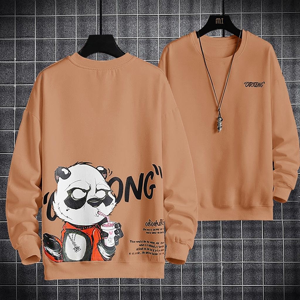 POLILE781 / BAJU SWEATER CATROONG / fashion cowok / desain karakter / terbaru