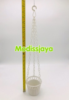 Pot bunga gantung rantai sulam besar Shopee Indonesia Pot bunga gantung rantai sulam besar Shopee Indonesia