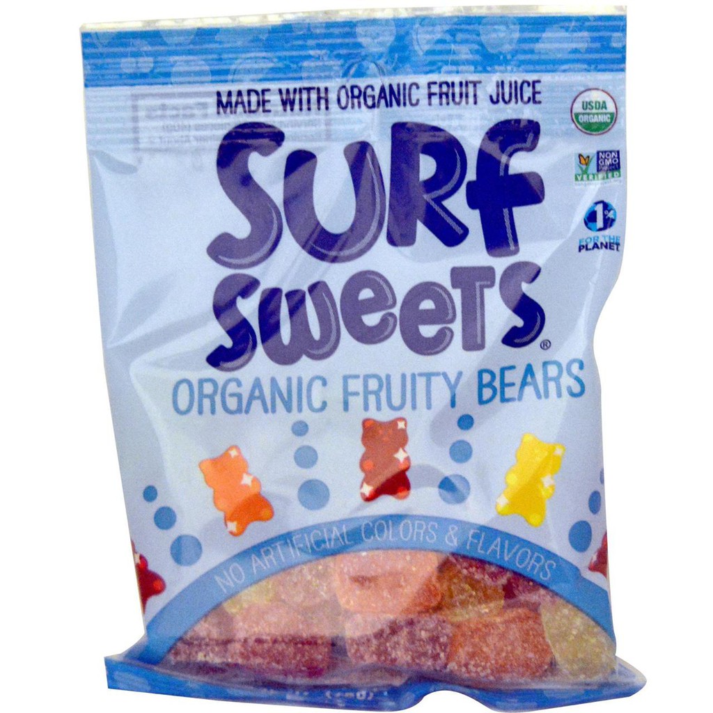 

Surfsweets, Organic Fruity Bears