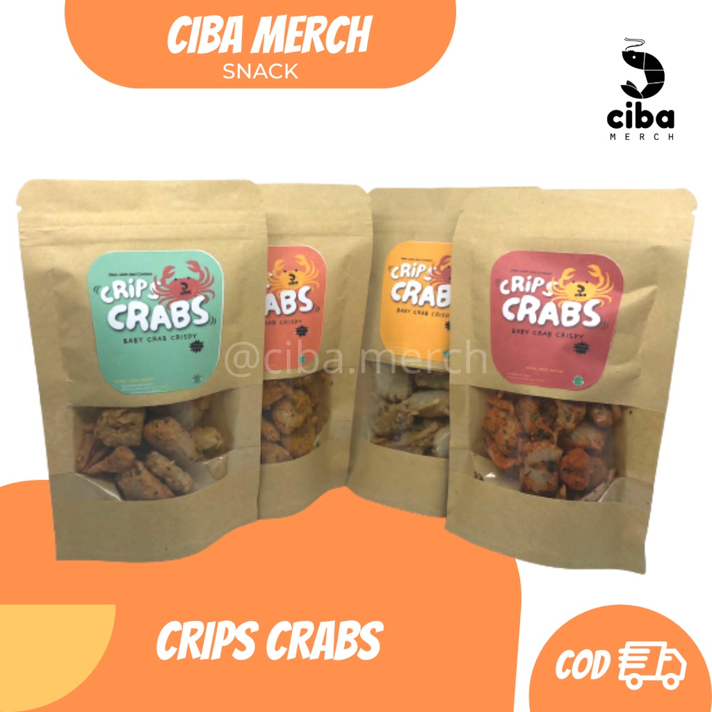 

CRIPS CRABS - baby crab, kepiting soka snack krispi premium oleh oleh Cirebon