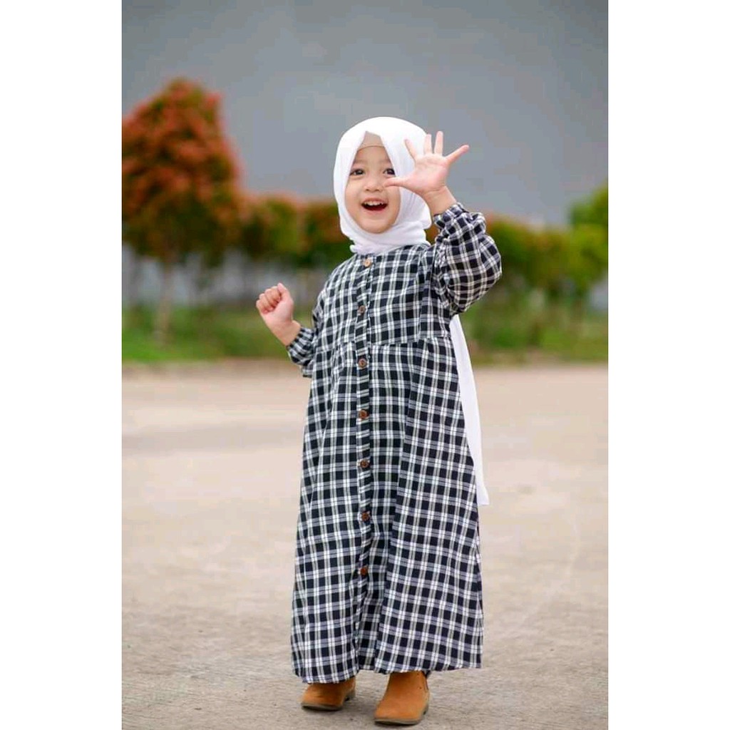 gamis flanel anak