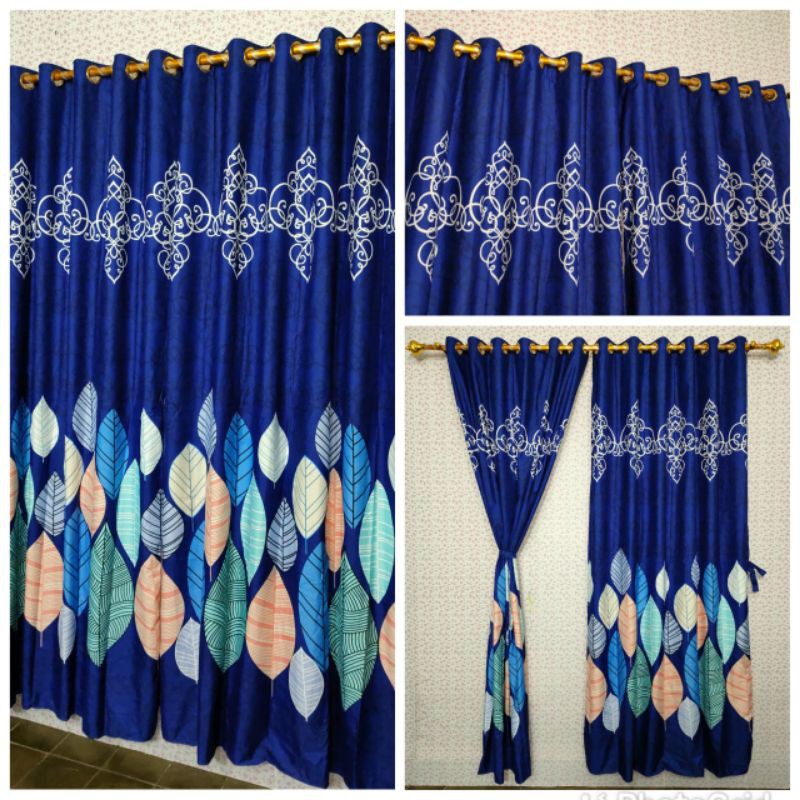 Gorden Smokering Hordeng Tirai pintu jendela Rachel Murah Meriah