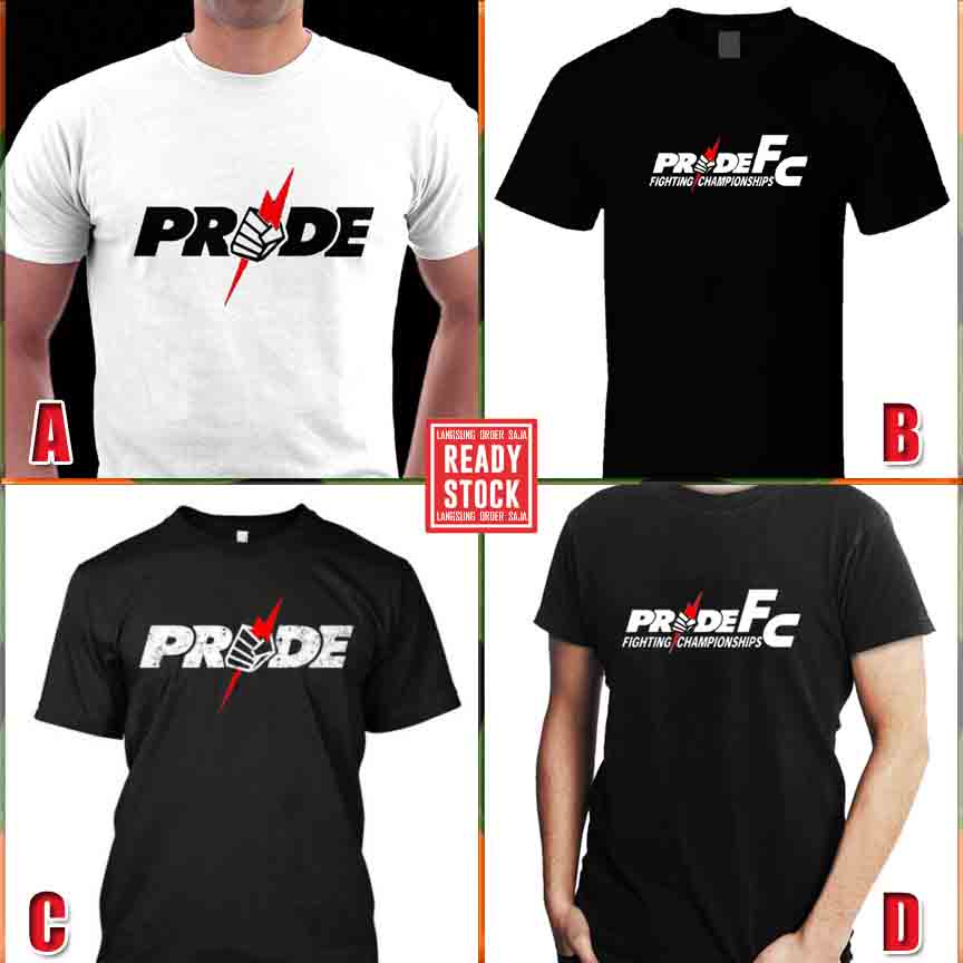 Jual Kaos Pride Fighting Championship Pride Fc Tshirt Bahan Katun Premium T Shirt Distro Style Bisa Cod Indonesia Shopee Indonesia