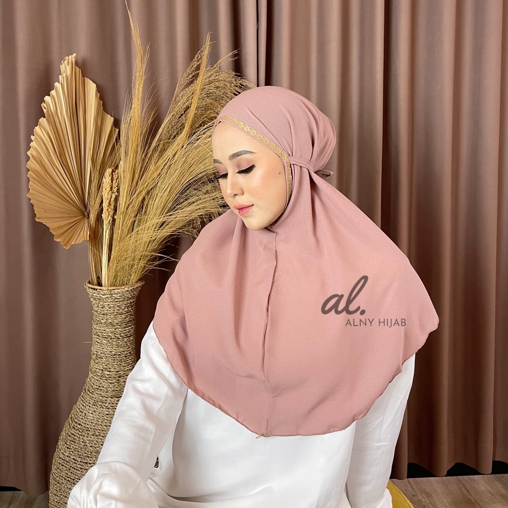 Alny Hijab - Bergo Melati / Bergo Maryam Renda Melati / Diamond