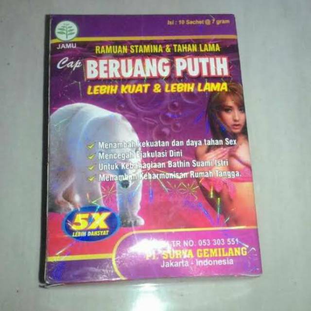 Herbal BERUANG PUTIH SERBUK
