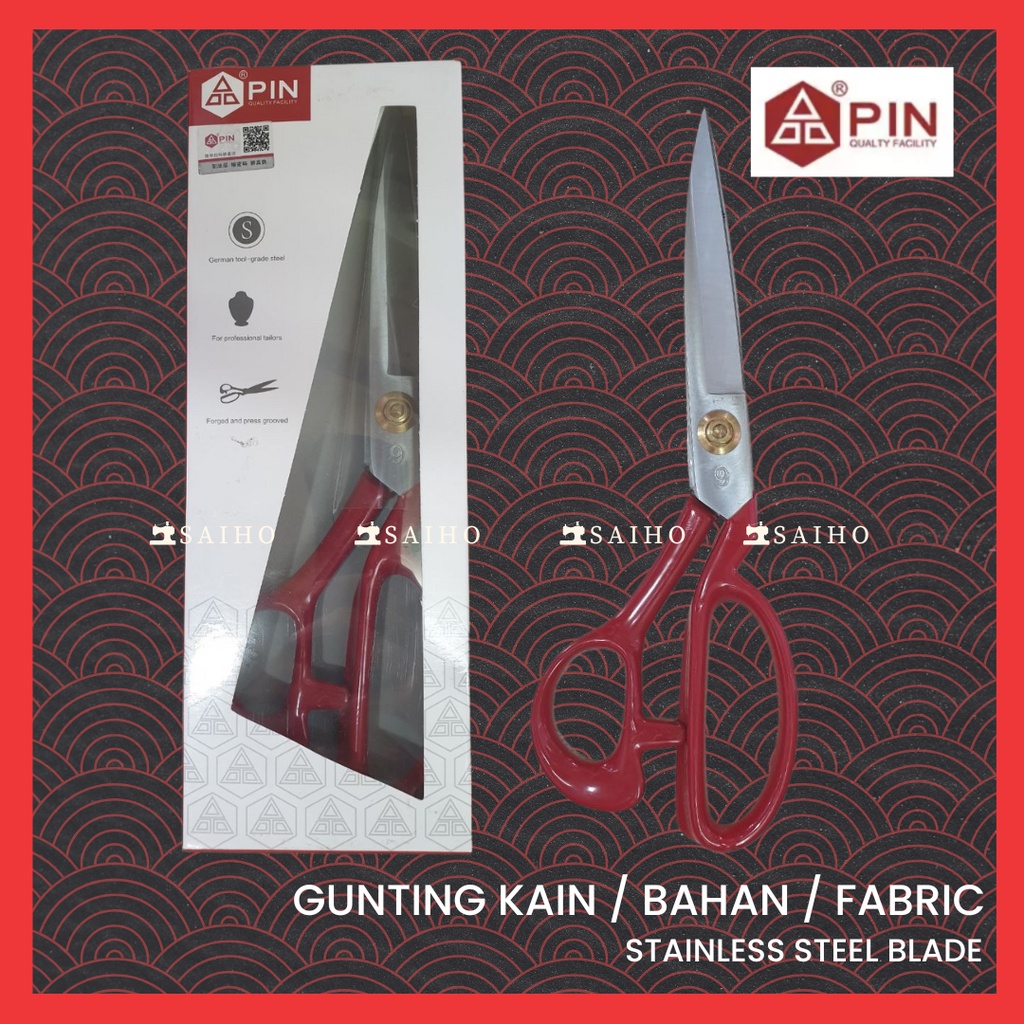 [PIN] - Gunting Potong Bahan Kain Tailor Best Quality 9&quot; inch