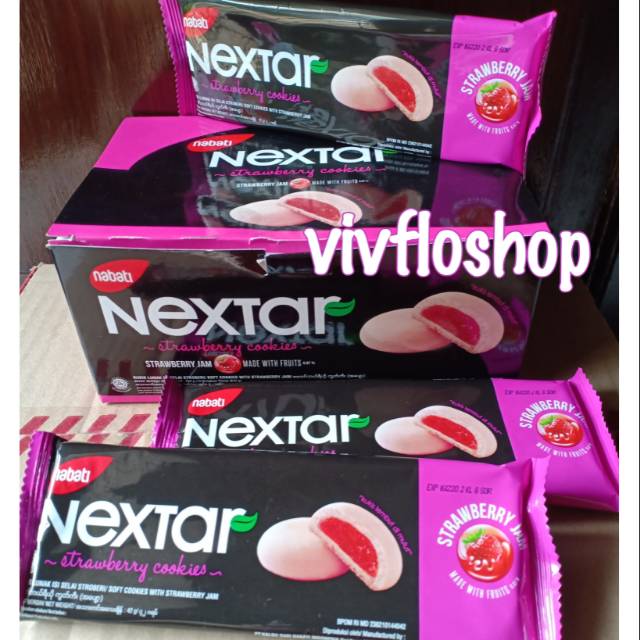 

Nextar Strawberry & Blueberry Cookies (Box isi 10 x 42 gram)