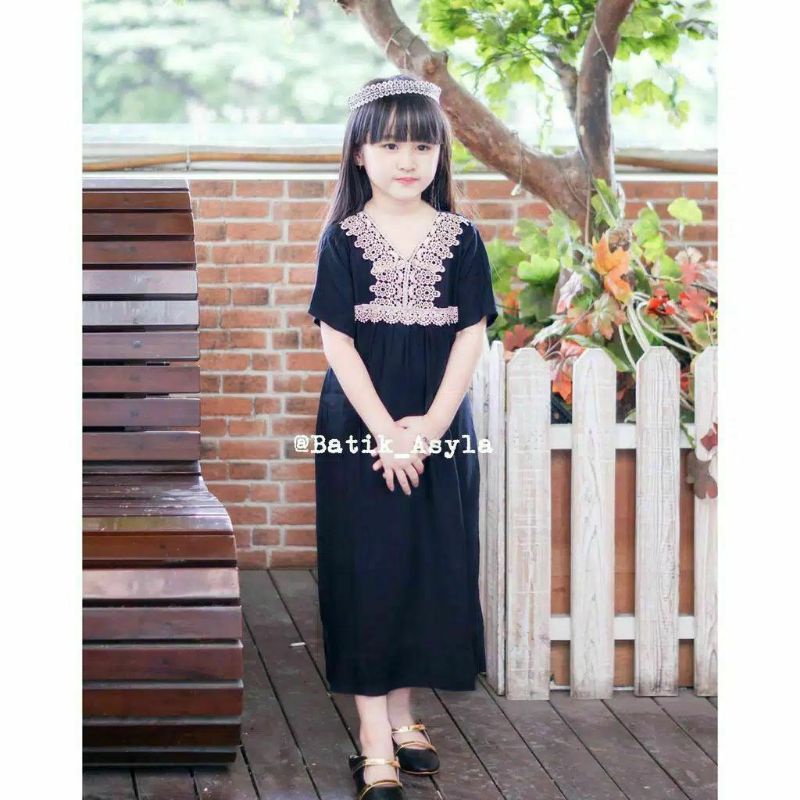 Daster Renda Anak//Daster Anak Rayon