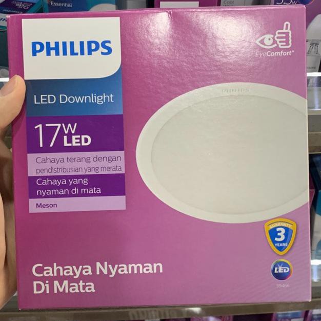 Terbatas Lampu Philips Meson 17W / Downlight Philips Meson 17Watt - Putih Diskon